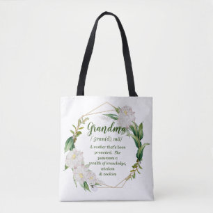 Grandma Grandmother fun meaning Tote Bag