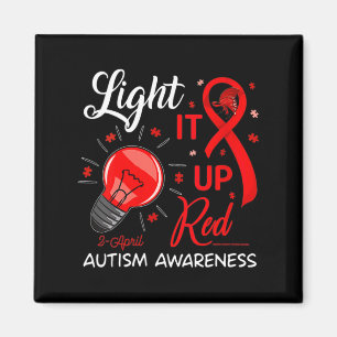 Grandma Grandpa I Wear Blue For My Grandson Autism Magnet