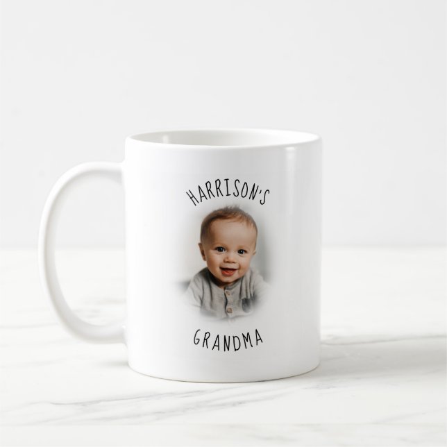 Grandma/Grandpa Photo Mug Personalized Gift (Left)