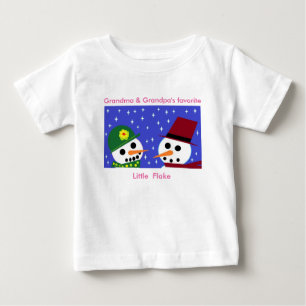 GRANDMA & GRANDPA'S FAVORITE LITTLE FLAKE BABY TEE