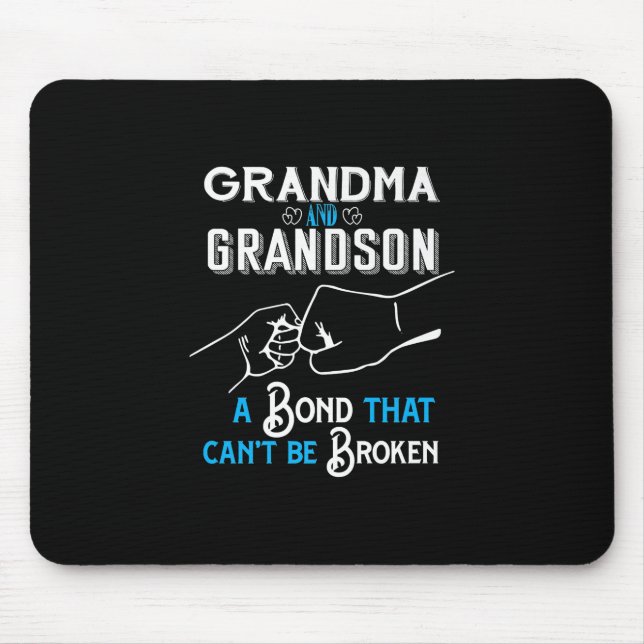 Grandma & Grandson Bond Premium Mouse Pad (Front)