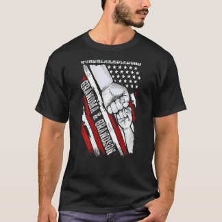 Grandma Grandson Unbreakable Bond Usa Flag Patriot T-Shirt