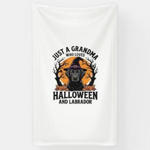 Grandma Halloween Labrador Funny Vintage_1 Banner