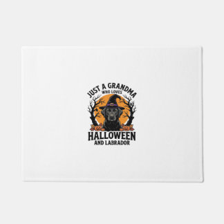 Grandma Halloween Labrador Funny Vintage_1 Doormat