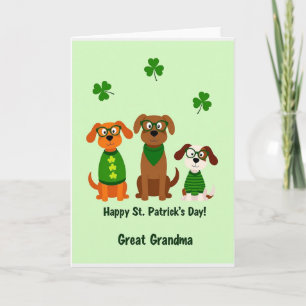 Grandma Happy St Patricks Day Card