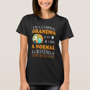 Grandma Im A Camping Grandma Camper Mother _2 T-Shirt