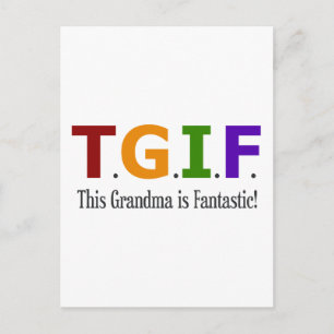 Grandma is Fantastic Postcard