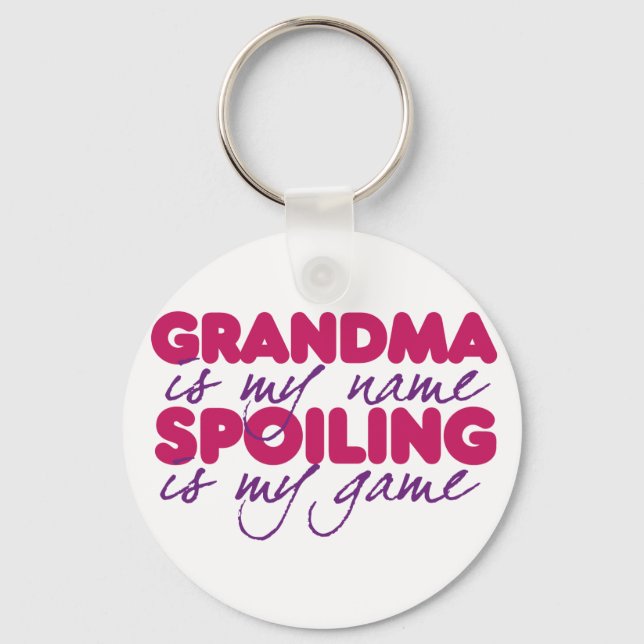 Grandma is my name keychain (Front)