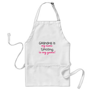 Grandma Is My Name Spoiling Is My Game Standard Apron