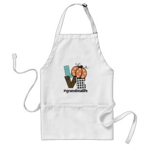 Grandma Life Pumpkin Love Standard Apron