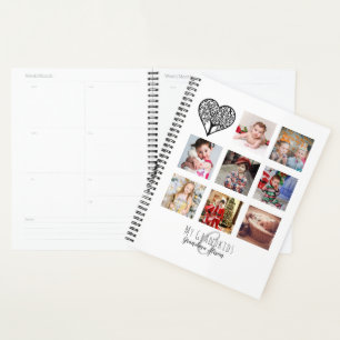 Grandma Loves Her Family Tree Photo Collage Gift Planner