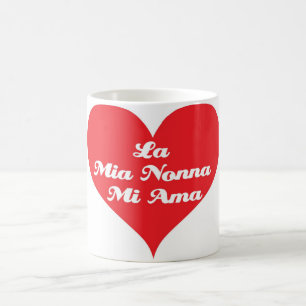 Grandma Loves Me (Italian) Coffee Mug