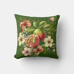 Grandma Manuela's Guavas Throw Pillow