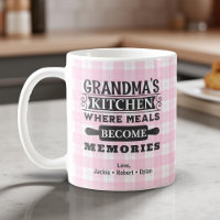 Grandma Meals Become Memories Pink