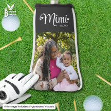 Grandma Mimi Established Script Heart Photo