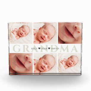 Grandma Mother's Day Photo Block