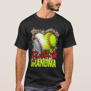 Grandma Mothers Day Softball Grandma Baseball Gran T-Shirt