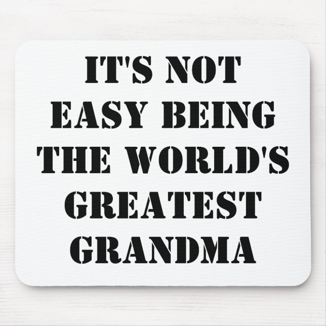 Grandma Mouse Pad (Front)