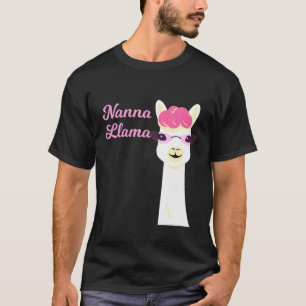 Grandma Nanna Llama T-Shirt