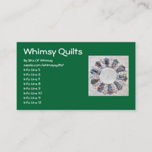 Grandma Nellie's Quilt - Block #1 Business Card