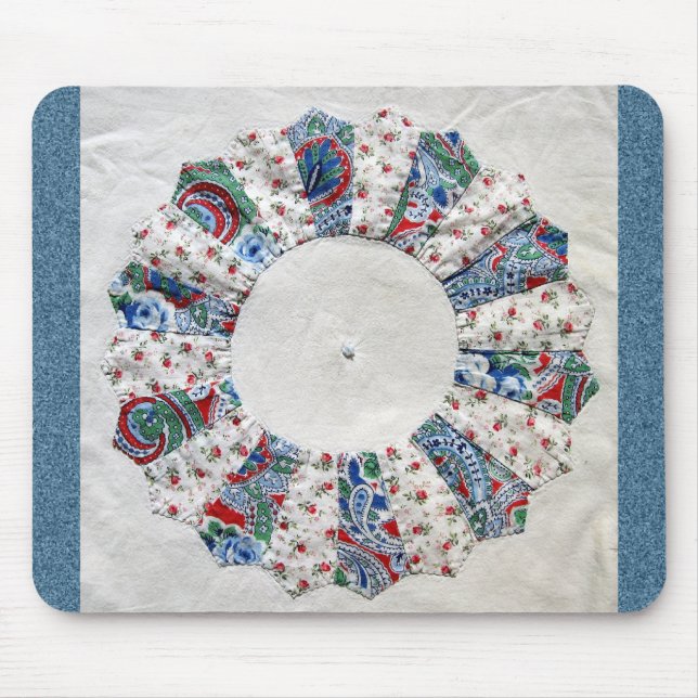 Grandma Nellie's Quilt - Block #1 Mouse Pad (Front)