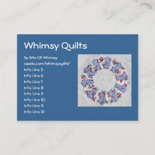 Grandma Nellie's Quilt - Block #3 Business Card