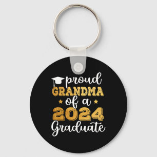 Grandma Of A 2024 Graduate Cl Of 2024 Graduation 2 Keychain