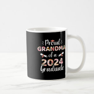 Grandma Of A 2024 Graduate For Family Graduation Coffee Mug
