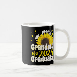 Grandma Of A 2025 Graduate 25 Senior Graduation Su Coffee Mug