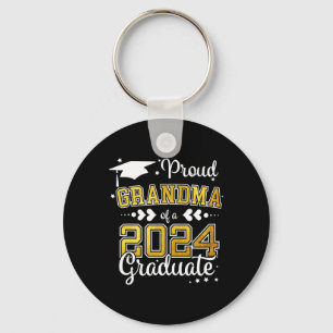 Grandma Of A Cl Of 2024 Graduate 2024 Senior 2024  Keychain