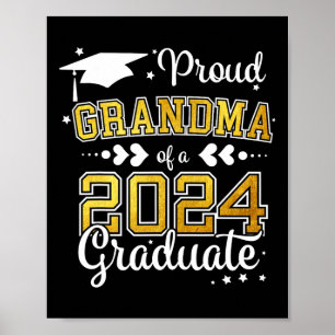 Grandma Of A Cl Of 2024 Graduate 2024 Senior 2024 Poster