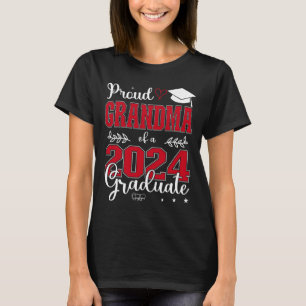 Grandma Of A Cl Of 2024 Graduate For Graduation  T-Shirt