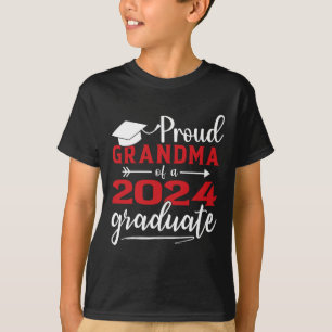 Grandma Of A Cl Of 2024 Graduate Funny Graduation  T-Shirt