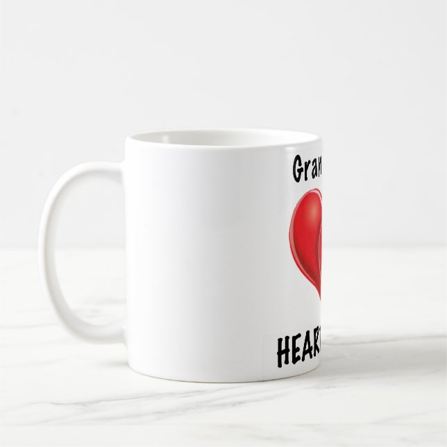 Grandma of a Heart Warrior - Mug (Left)