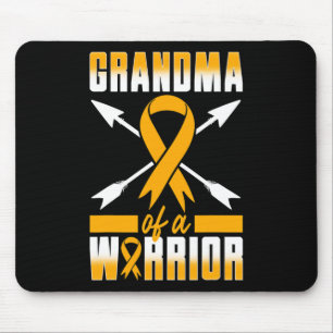Grandma Of A Warrior Childhood Cancer Grandchildre Mouse Pad