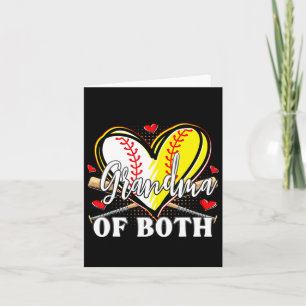 Grandma Of Both Sell Softll Grandma Mothers Day Card