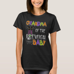 Grandma of Brewing Baby Halloween Theme Baby Showe T-Shirt
