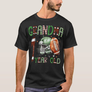 Grandma Of The 1 Year Old Football 1St Birthday T-Shirt