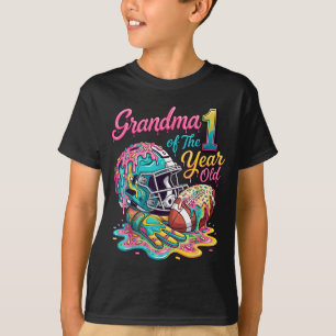 Grandma of the 1 year old football lover 1st T-Shirt