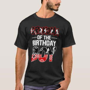 Grandma of the Birthday Boy   BMX Bike Matching Fa T-Shirt