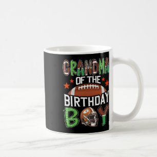 Grandma Of The Birthday Boy Game Day Football Coffee Mug