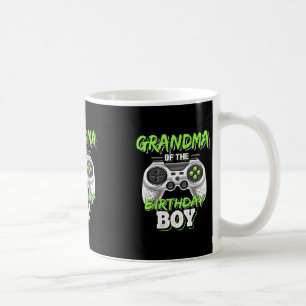 Grandma Of The Birthday Boy Matching Video Game Bi Coffee Mug