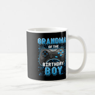Grandma Of The Birthday Boy Matching Video Game Bi Coffee Mug