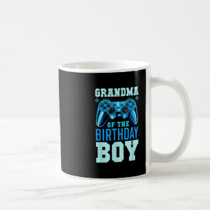 Grandma Of The Birthday Boy Matching Video Gamer B Coffee Mug