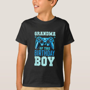 Grandma Of The Birthday Boy Matching Video Gamer B T-Shirt