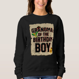 Grandma Of The Birthday Boy Mom Pirate Theme 5th Sweatshirt