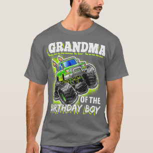 Grandma of the Birthday Boy Monster Truck Birthday T-Shirt