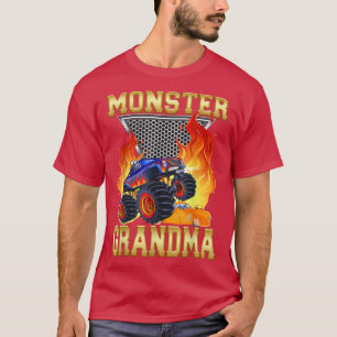 Grandma of the Birthday Boy Monster Truck Matching T-Shirt