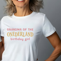 Grandma of the birthday girl Alice in Wonderland