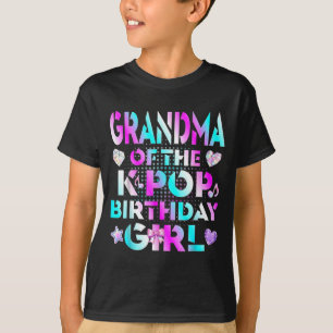 Grandma Of The Birthday Girl Kpop Family Matching  T-Shirt